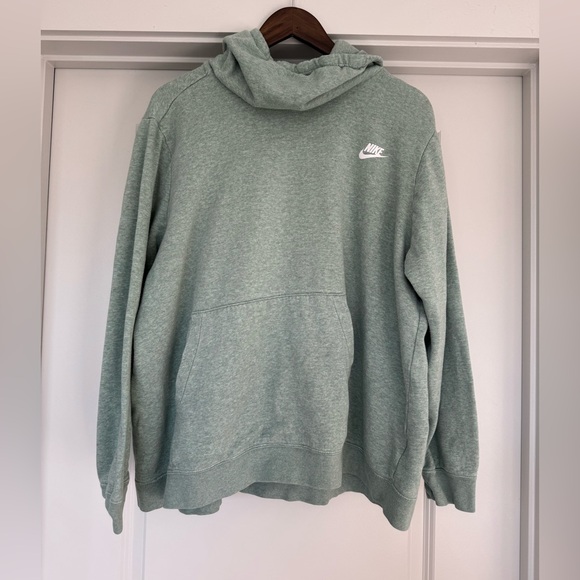 Nike Tops - Nike Heather Green Hoodie